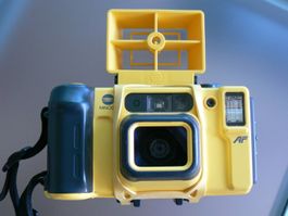 Kompakt- Taucher- kamera Minolta Weathermatic 35DL