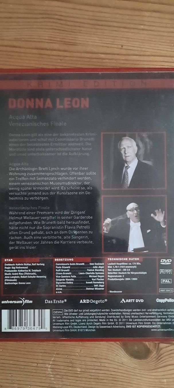Alle DVDs: Donna Leon Acqua Alta – Gebraucht aus Konolfingen von the_5fqm 1