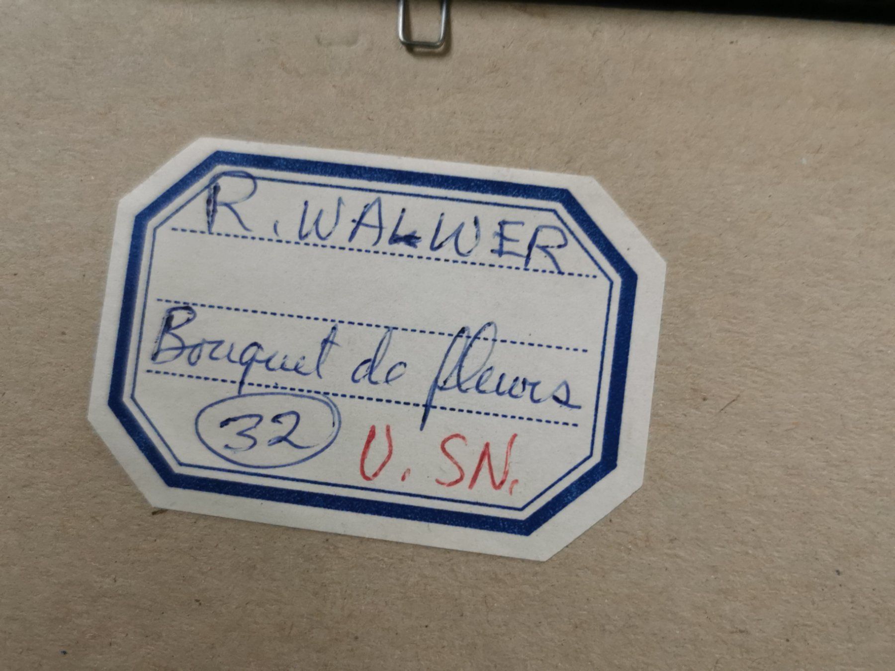 Gemälde: BOUQUET DE FLEURS AQUARELLE I FORMATIONS AU DOS – Gebraucht aus Genève von Qanil77 4
