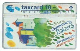 Taxcard 303L_85849 Burg Balzers