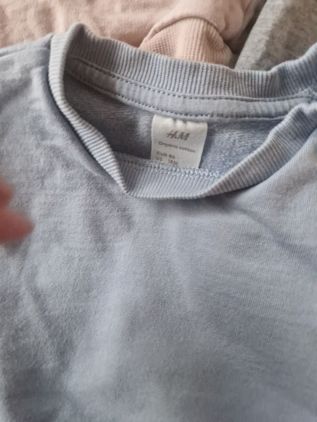 H&M Lotti & Set di vestiti: Baby - 3 Pullover - Gr 86 - Rosa/Hellblau/Grau - H&M – Usato da Reinach BL venduto da Dschinni80 3