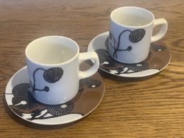 Kaffeetassen mit Untertassen Pfister Design Pamela Rossi 2 S