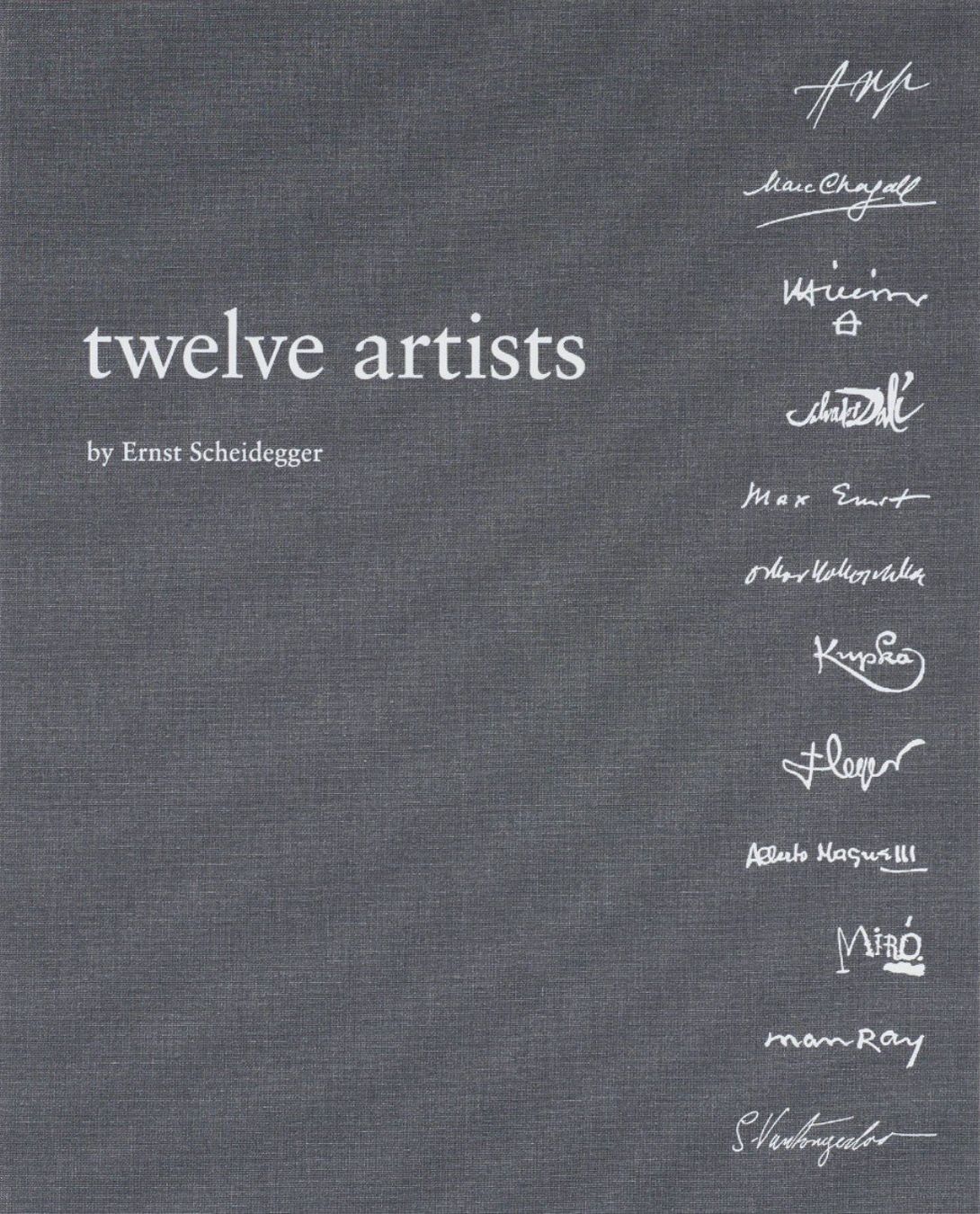 Libri: ERNST SCHEIDEGGER - TWELVE ARTISTS - 2003 – Usato da Goldach venduto da Gaip 5