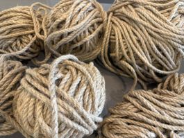 Juteseil / Naturseil – Konvolut – ca. 5 Knäuel – CHF 15.–