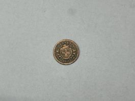 Schweiz  1 Rappen 1851 