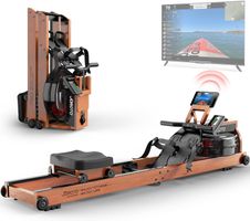 Rudergerät Wasser Eiche klappbar Bluetooth 150 kg