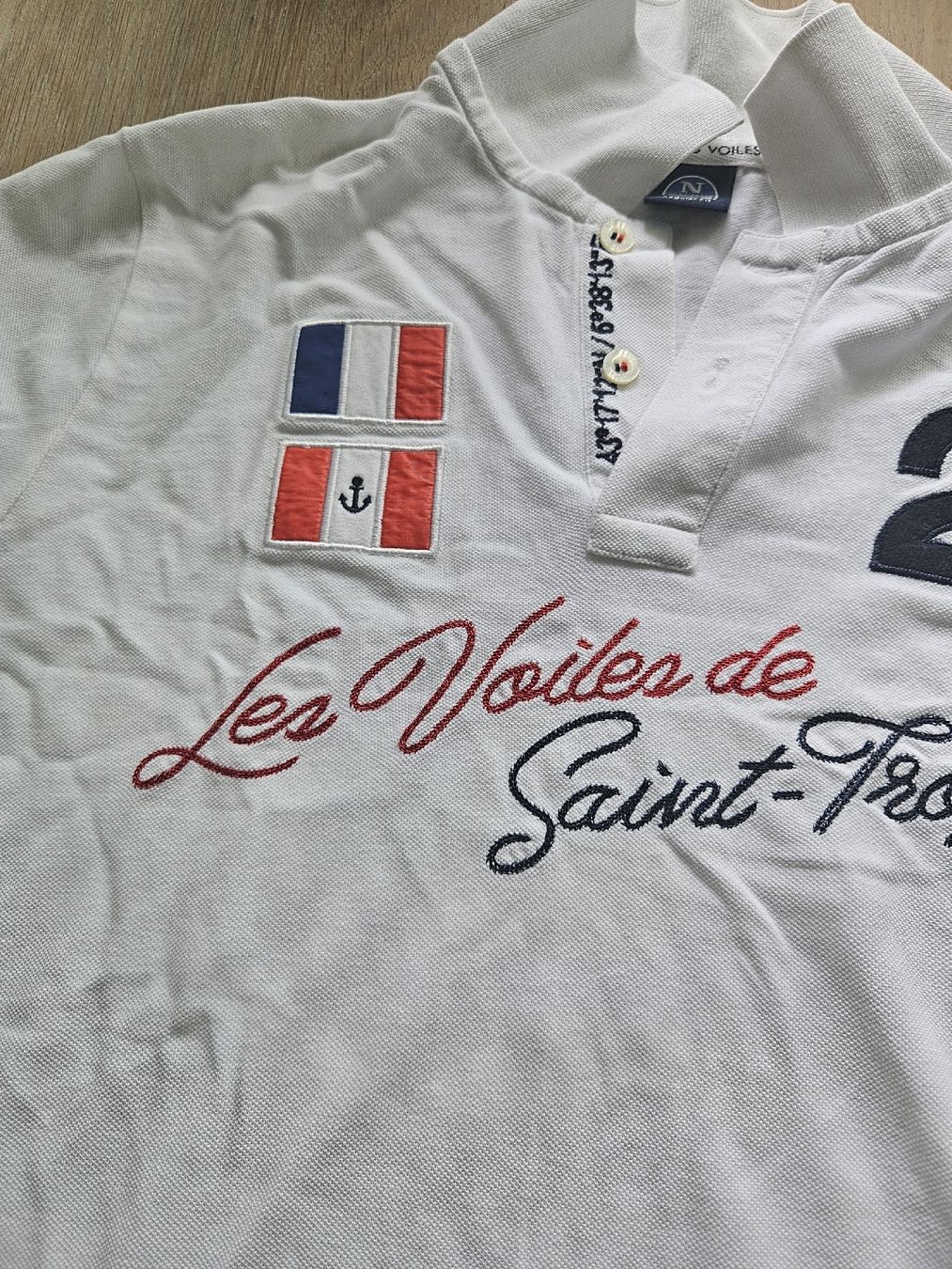North Sails Magliette Polo: North Sails Polo weiss Sailing M – Usato da Altendorf venduto da nab_mxj7 2