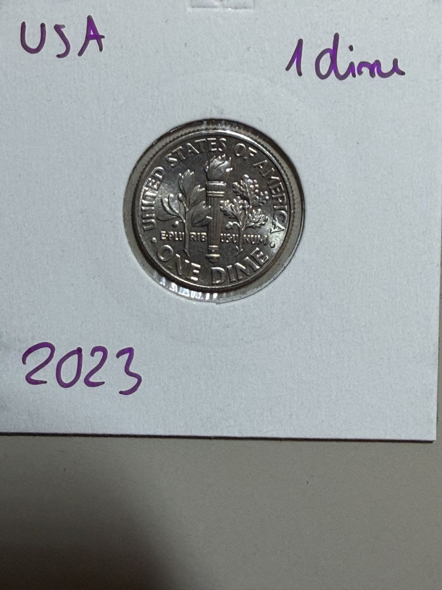 Alle Münzen: USA - 1 dime - 2023 – Gebraucht aus Payerne von Mike1682