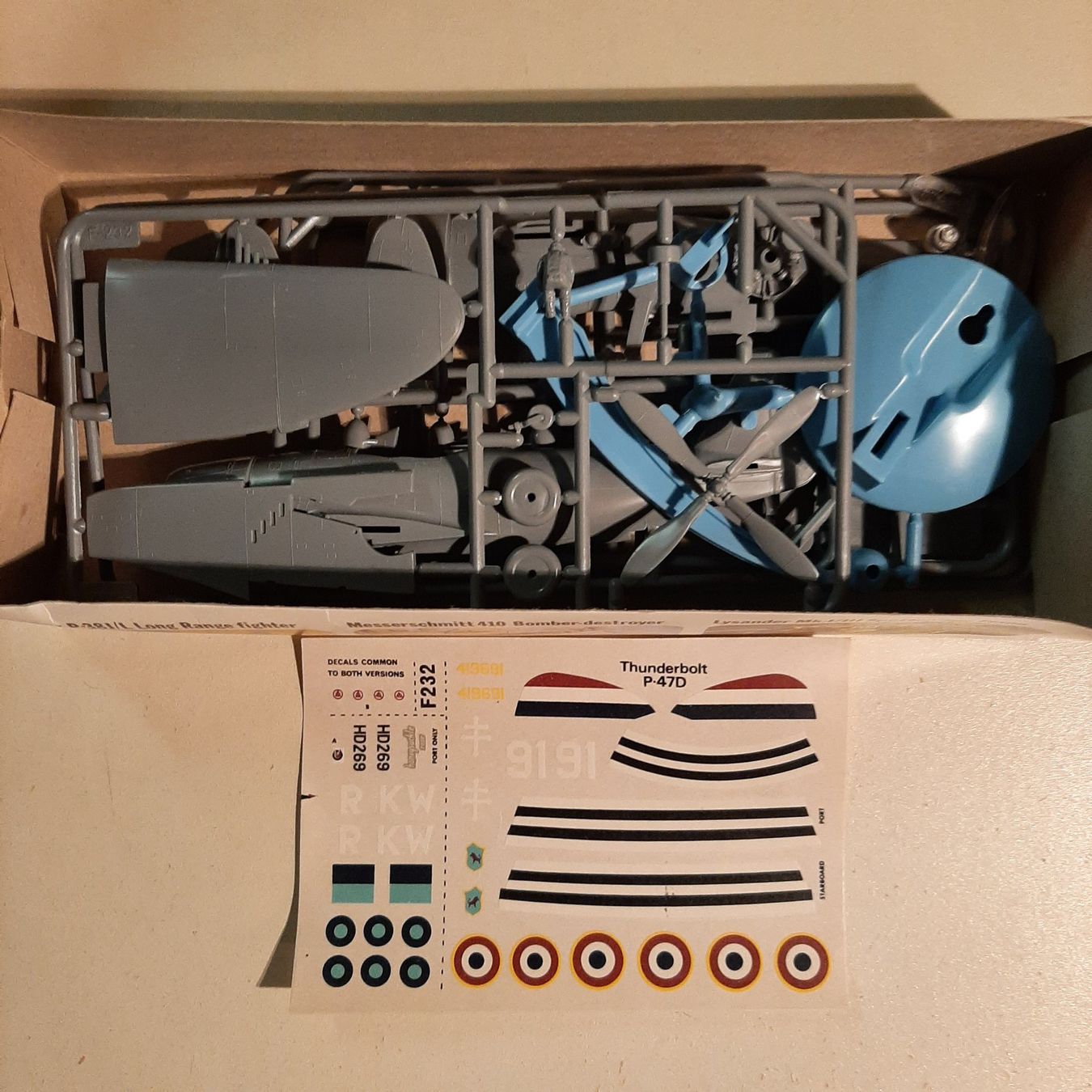 Kit di modellismo & Modellini statici: 2091 ... Republic P-47 D Thunderbolt ... Frog F 232 – Usato da Bonstetten venduto da Benibanny59 3