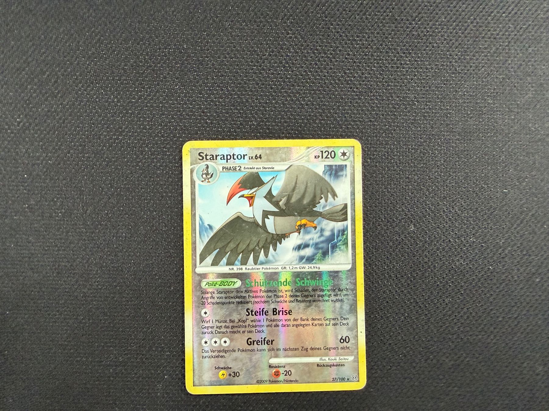 Pokémon Carte collezionabili: Staraptor 27/100 Reverse Holo – Usato da Zürich venduto da mountainwizard00