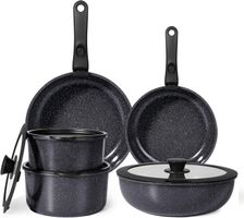 Topfset 11-teilig Antihaft abnehmbarer Griff Induktion