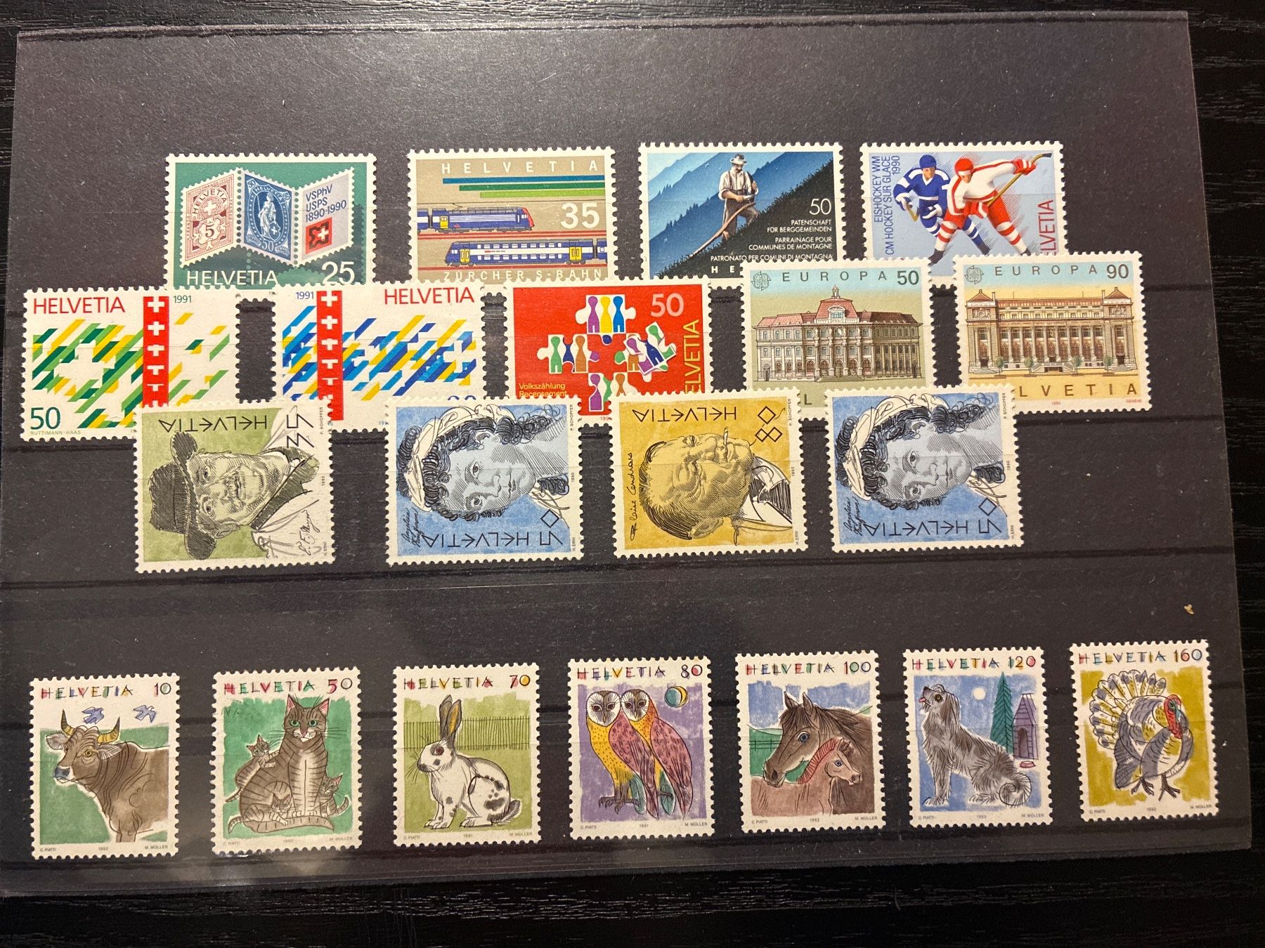 Alle Briefmarken: Briefmarken 1990 postfrisch – Gebraucht aus schafisheim von bru_bkb8