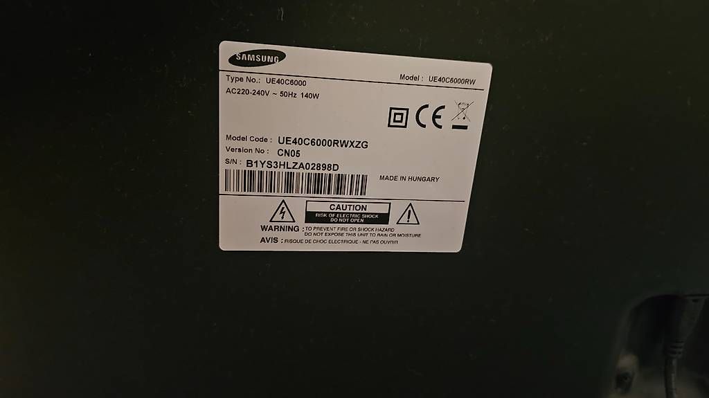 Fernseher: Samsung LED TV  – Gebraucht aus Niederhasli von Mina40 1