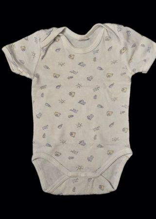 Baby Body Gr. 62/68 Baumwolle süss Bärli Ente Sonne