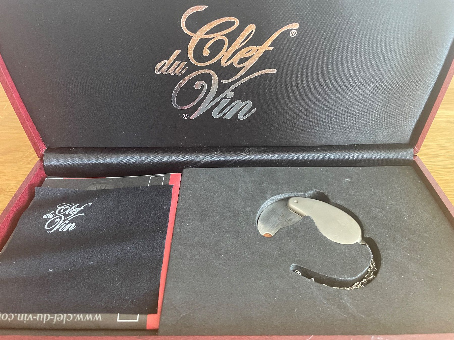Vino: La Clef du Vin - Coffret – Nuovo e nell'imballaggio originale da Gland venduto da san_xz5j