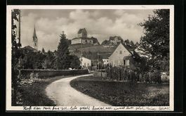 AK Uster, Strassenpartie im Ort, 1946