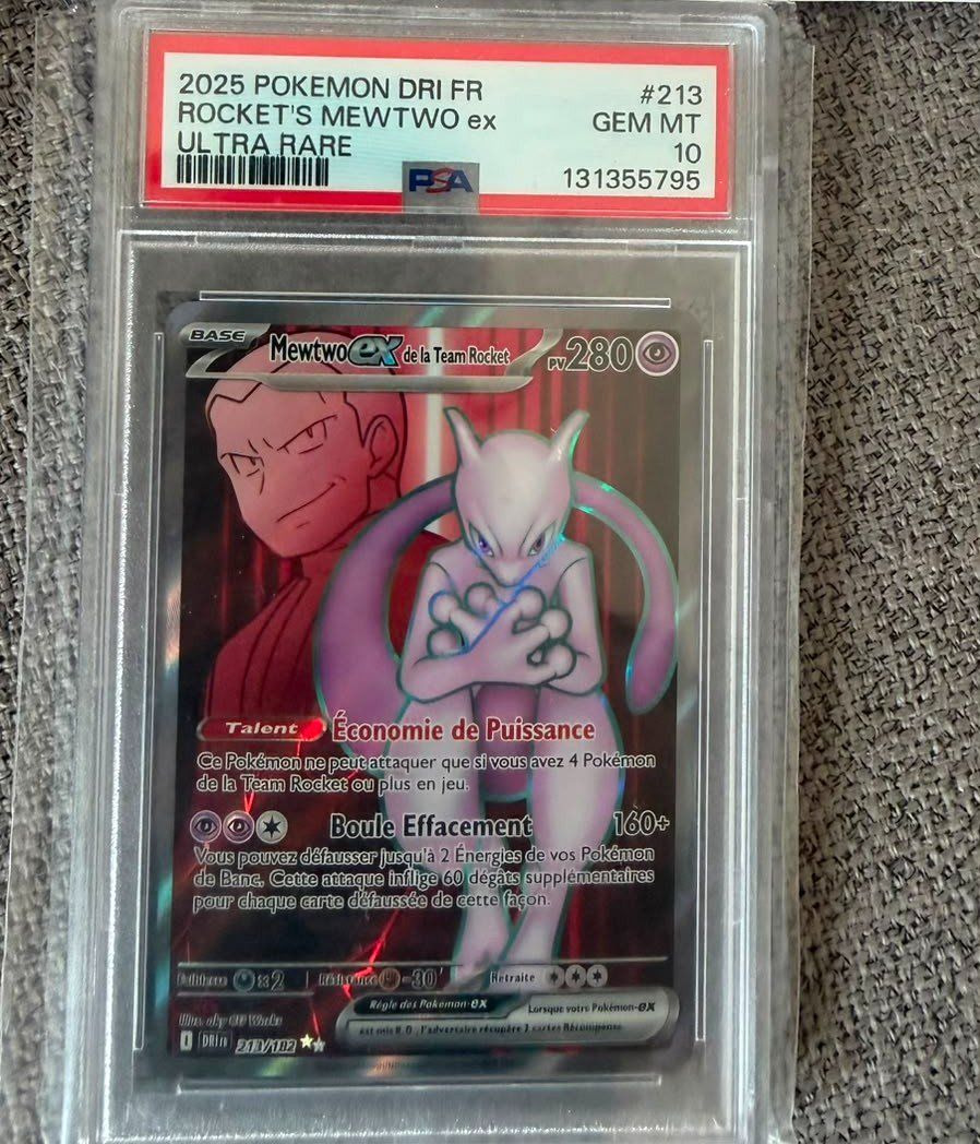 Pokémon Sammelbilder & Trading cards: Mewtwo ex Rocket's 213/102 PSA 10 – Neu und originalverpackt aus noes von kri_g7m6
