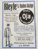 Vintage Reklame, Bleyle Mode, Herisau, 1913
