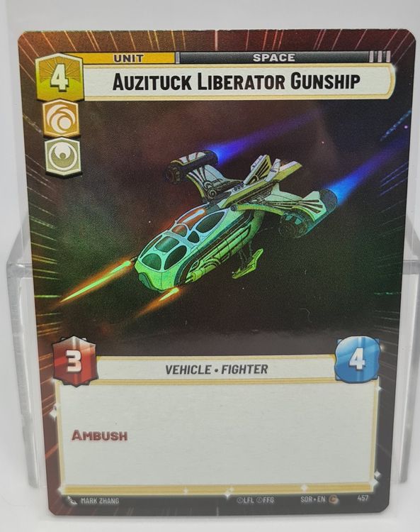 Star Wars Unlimited Hyperspace Foil Auzituck Gunship 457 | Kaufen auf ...