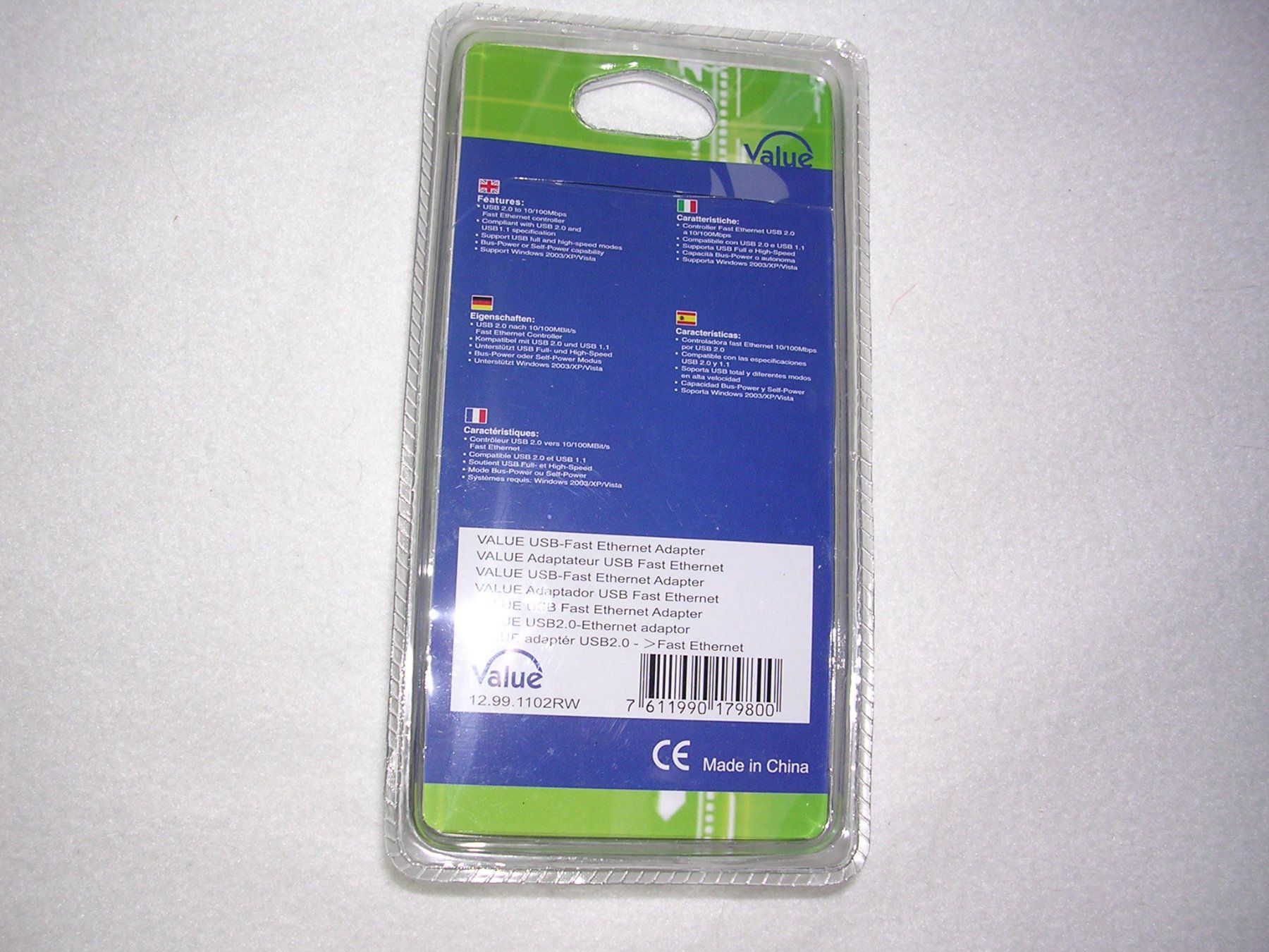 PC: Value USB-Fast Ethernet Adapter – Nuovo e nell'imballaggio originale da Trun venduto da Romi066 1