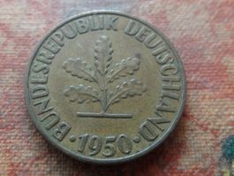 DEUTSCHLAND 10 Pfennig 1950