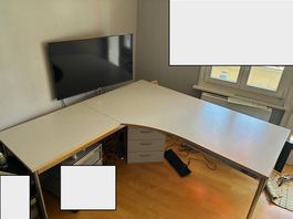 Berther Bürotisch inkl. Schubladenkommode