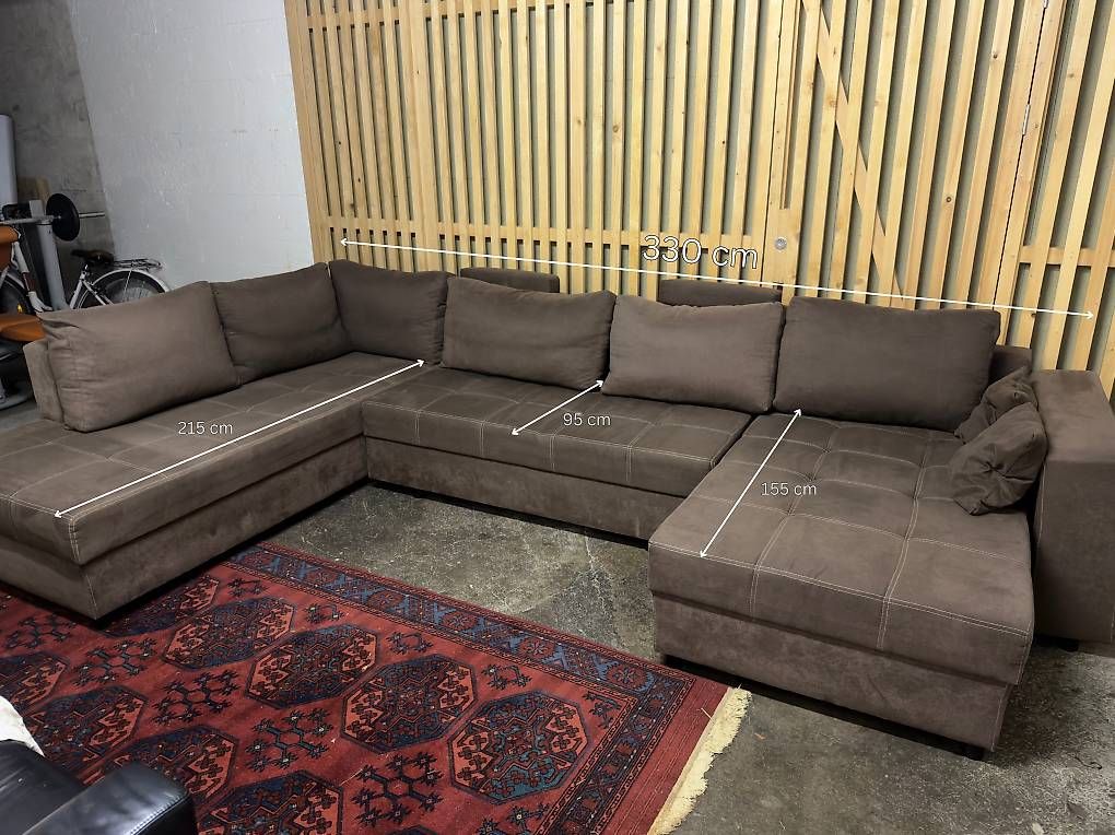 Sofas: U-shape Sofa+pull out sofa/U-förmiges Sofa mit Bettfunktion – Gebraucht aus Bern von dem_l7cr