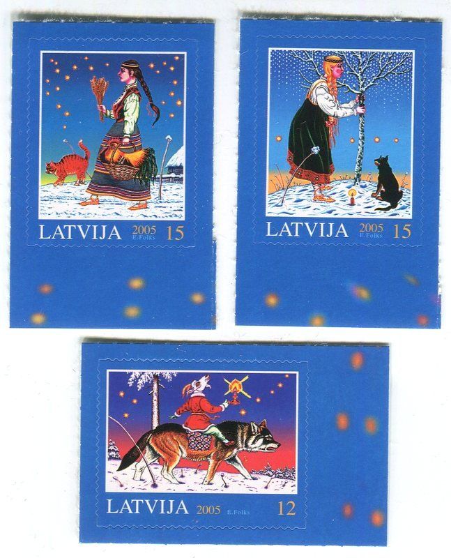 Alle Briefmarken: Briefmarken "Weihnachten". Lettland. – Neu und originalverpackt aus Basel von Butsch5