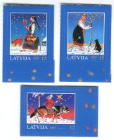 Briefmarken "Weihnachten". Lettland.