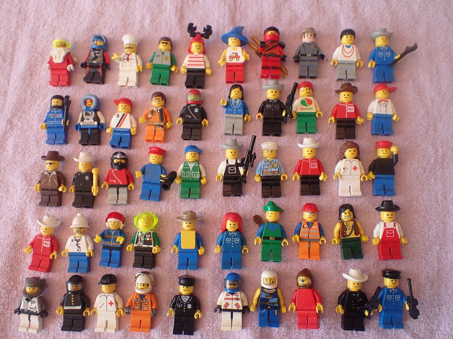 Lego Kit di costruzioni: 50 schöne alte Lego Männchen Figuren System – Usato da Geroldswil venduto da boy5toy 1
