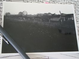 Foto vom Bomberpark Flugplatz Dübendorf B-24 in einer Reihe
