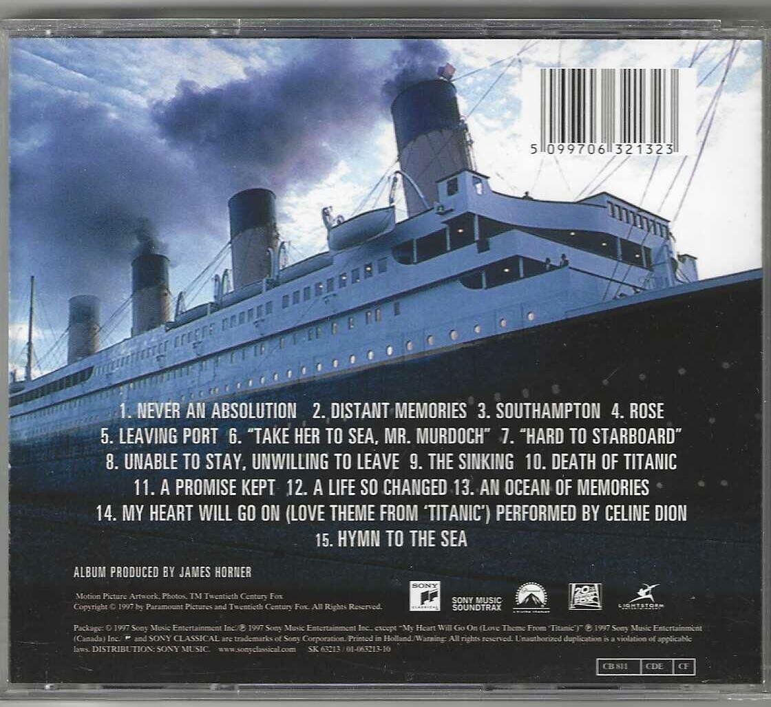 CDs: James Horner- Titanic – Gebraucht aus Genève von CDLPBookS 1