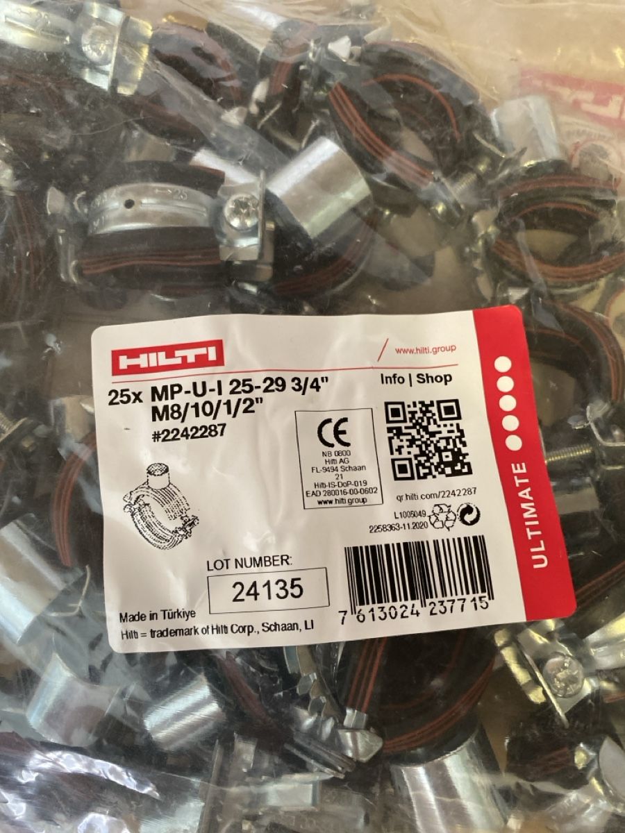 Hilti Alle Werkzeuge: Hilti Schellen 25 Stück OVP – Neu und originalverpackt aus Zeiningen von rot_2xls 1