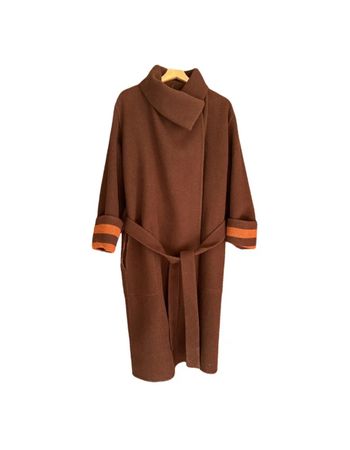 Manteau réversible Hermès en laine cachemire