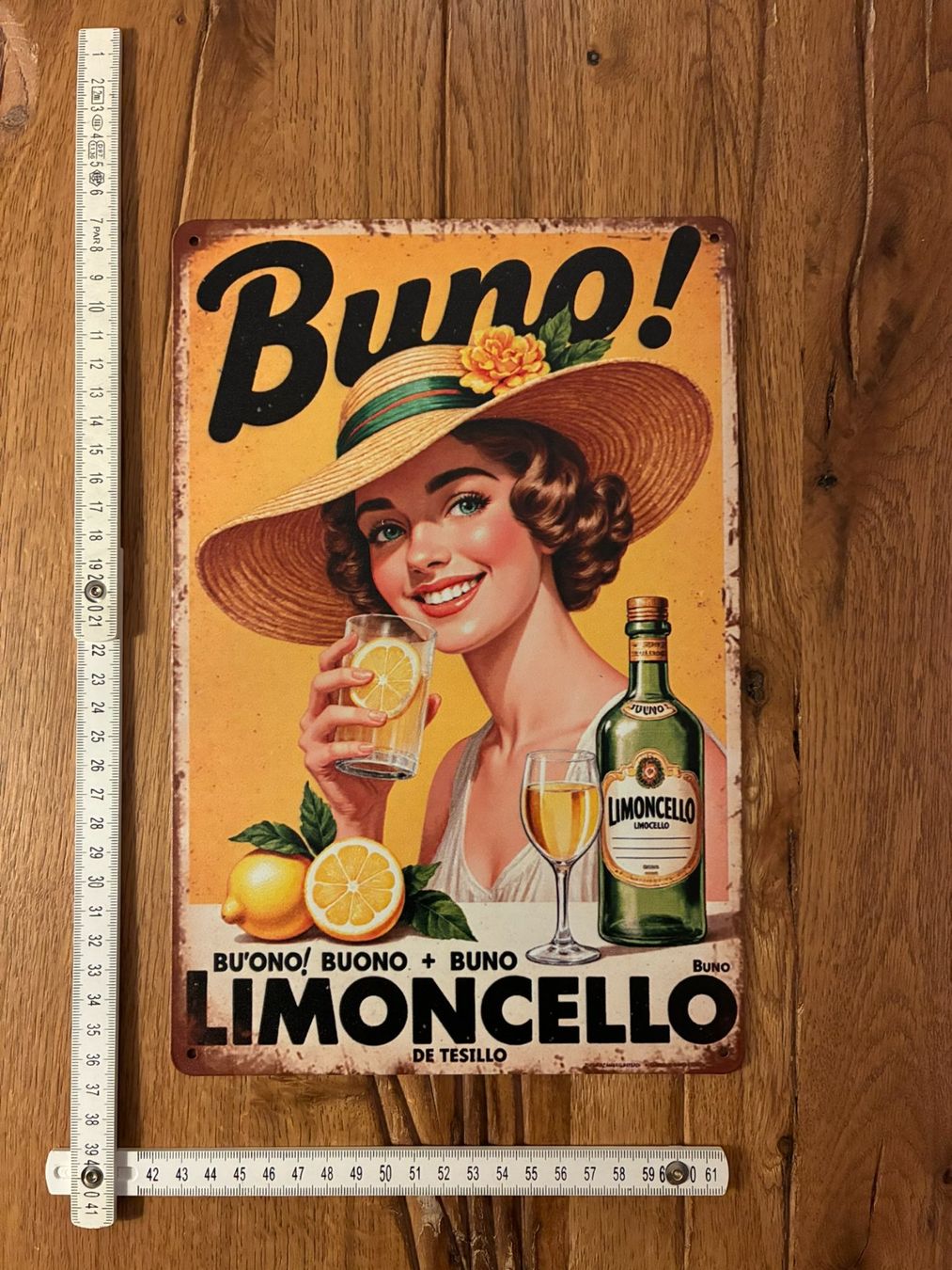 Allestimento di negozi e stand fieristici: Limoncello - Schönes Blechschild - neu – Nuovo e nell'imballaggio originale da Bremgarten AG venduto da Eurotiz 2