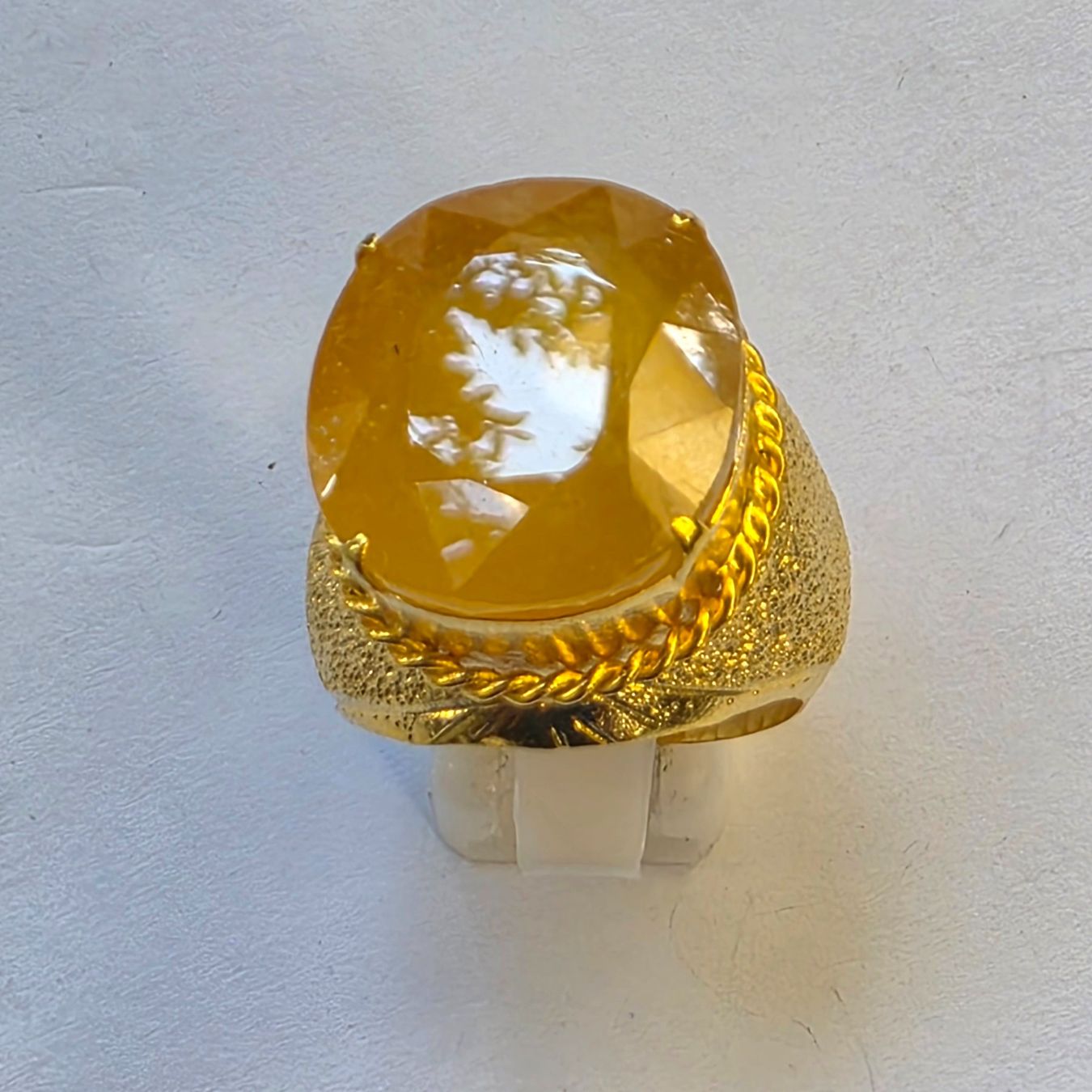 Anelli: Fingerring gelber Safir – Nuovo (secondo la descrizione) da Zürich venduto da ben_mn5h 9
