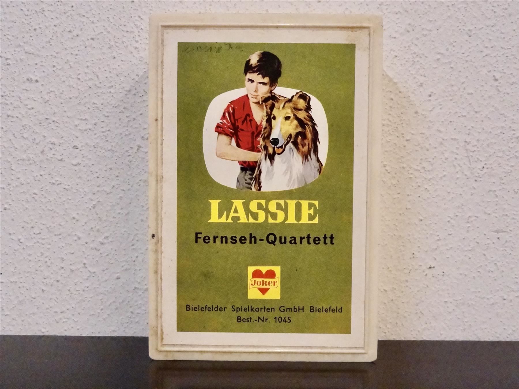 Giochi: schönes altes Quartett LASSIE – Usato da Kerzers venduto da wisaundso
