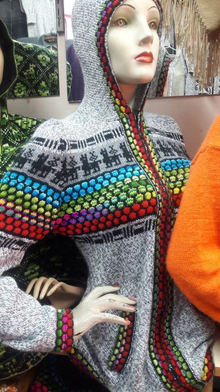 Giacche: wunderschöne Alpaca Strickjacke Pulli, Gr S-M, Neu!! – Nuovo (secondo la descrizione) da Lima- Peru venduto da Alpaka-Haus 2