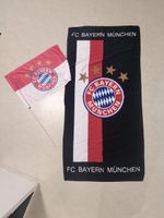 FC Bayern München Fan-Set – Badetuch 100% Baumwolle + kleine