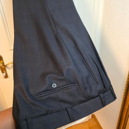 Herren Schurwolle Hose Kurzgrosse Vintage Gr 50 52 Top
