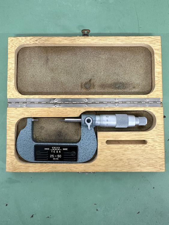 Tesa Mikrometer, Micrometer 25-50mm. (Neu (gemäss Beschreibung)) in ...