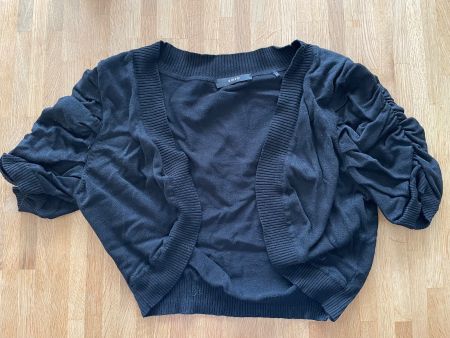 Strickjacke - Bolero ZERO Gr. 40 schwarz Viskose Feinstrick