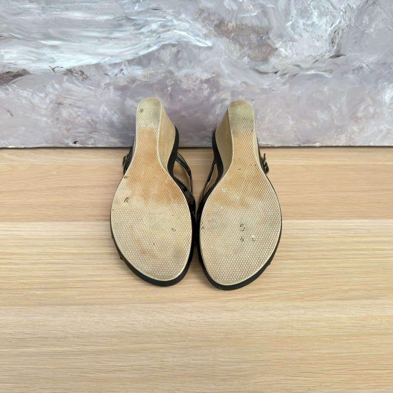 Scarpe da donna: Sandales compensées noires – Usato da Thônex venduto da Suisse.Shopping 6