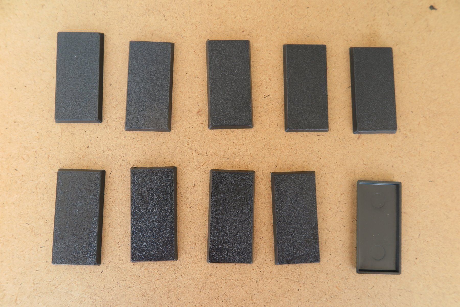Figuren: Für Warhammer: Base - 10 Bases, 25 x 50 mm – Neu (gemäss Beschreibung) aus Biberstein von Lou13lou