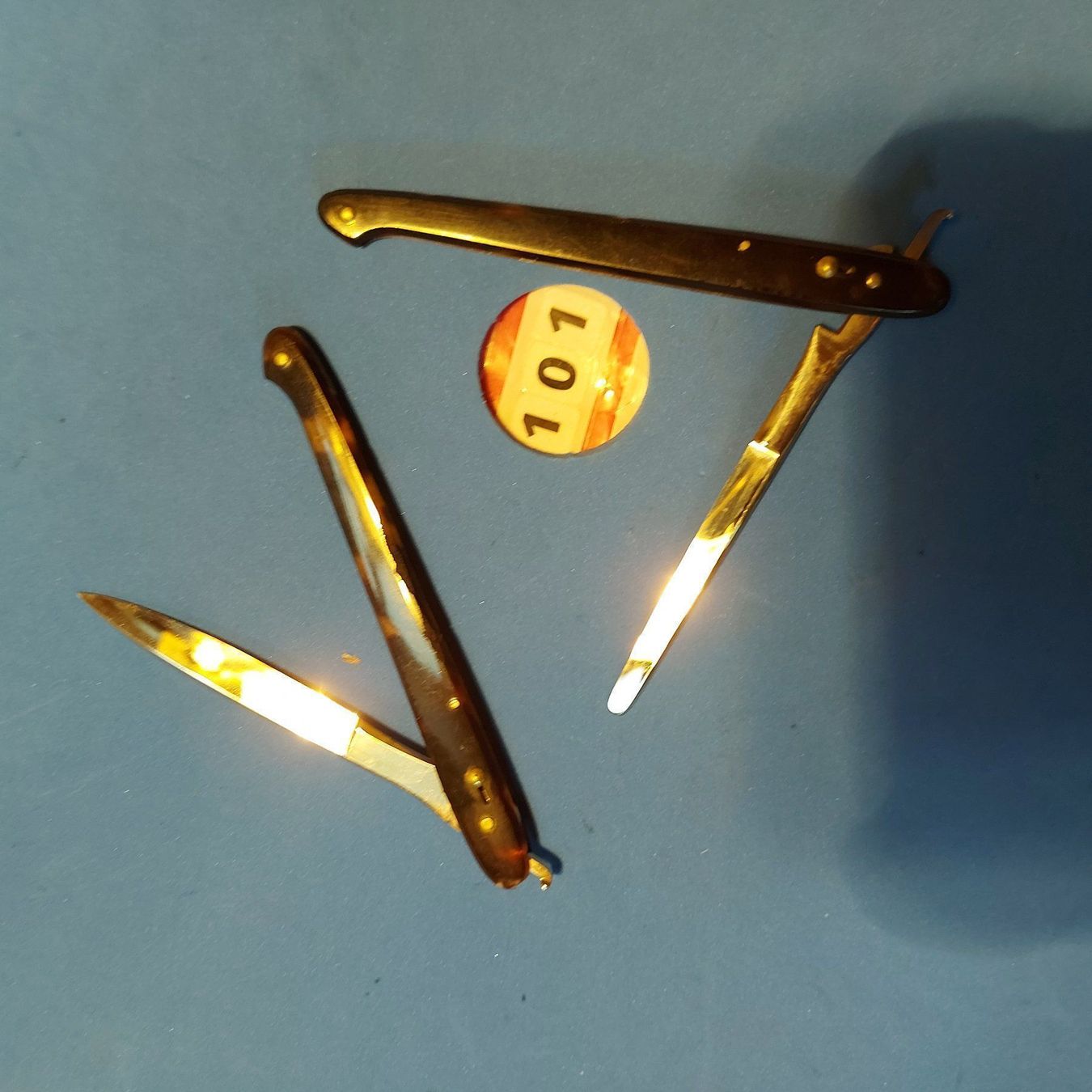 Posate: 2 Chirurgenmesser Nr. 101 – Usato da Opfikon venduto da Seevogt47 1