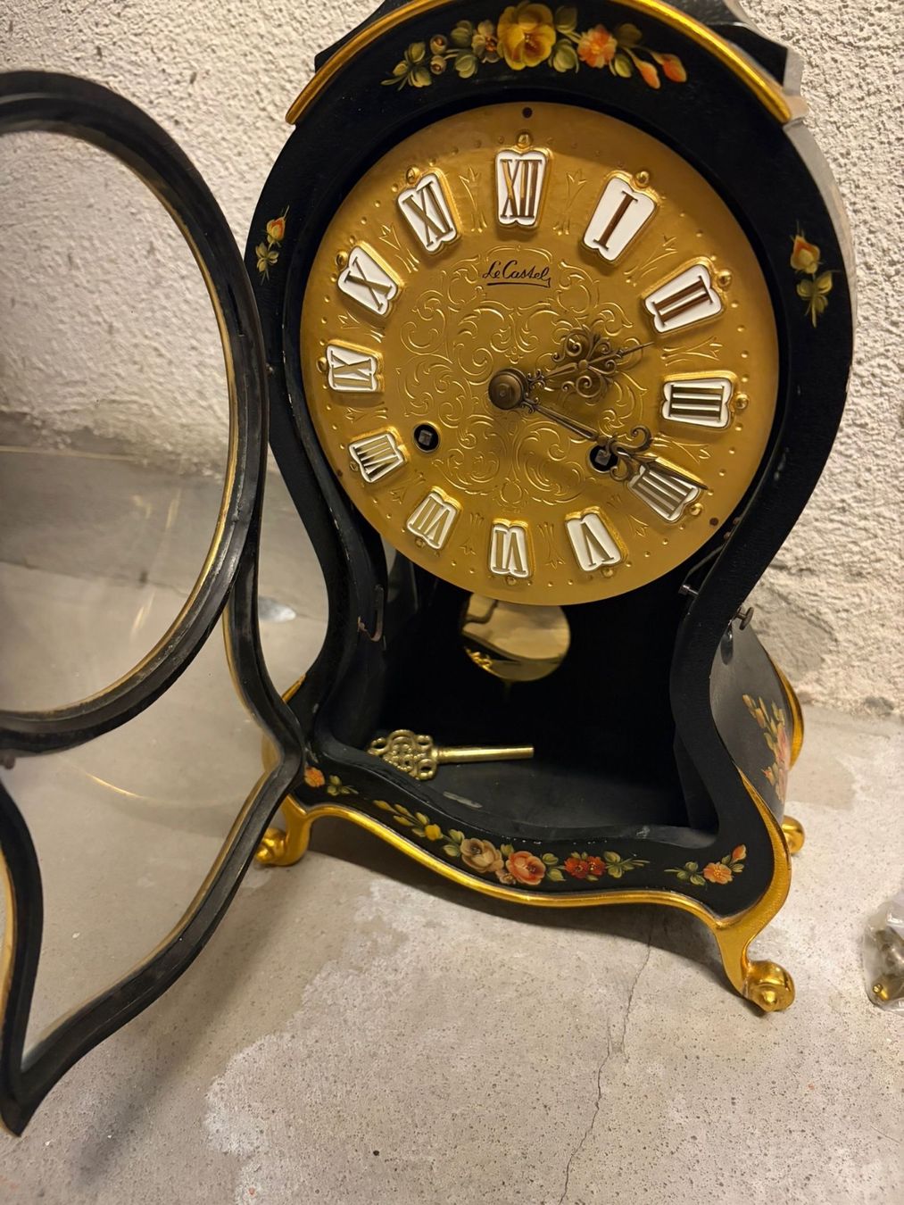 Orologi da terra & Orologi da parete: Neuenburger Pendule Le Castel mit Sockel – Usato da Zürich venduto da oli_9dhs 2