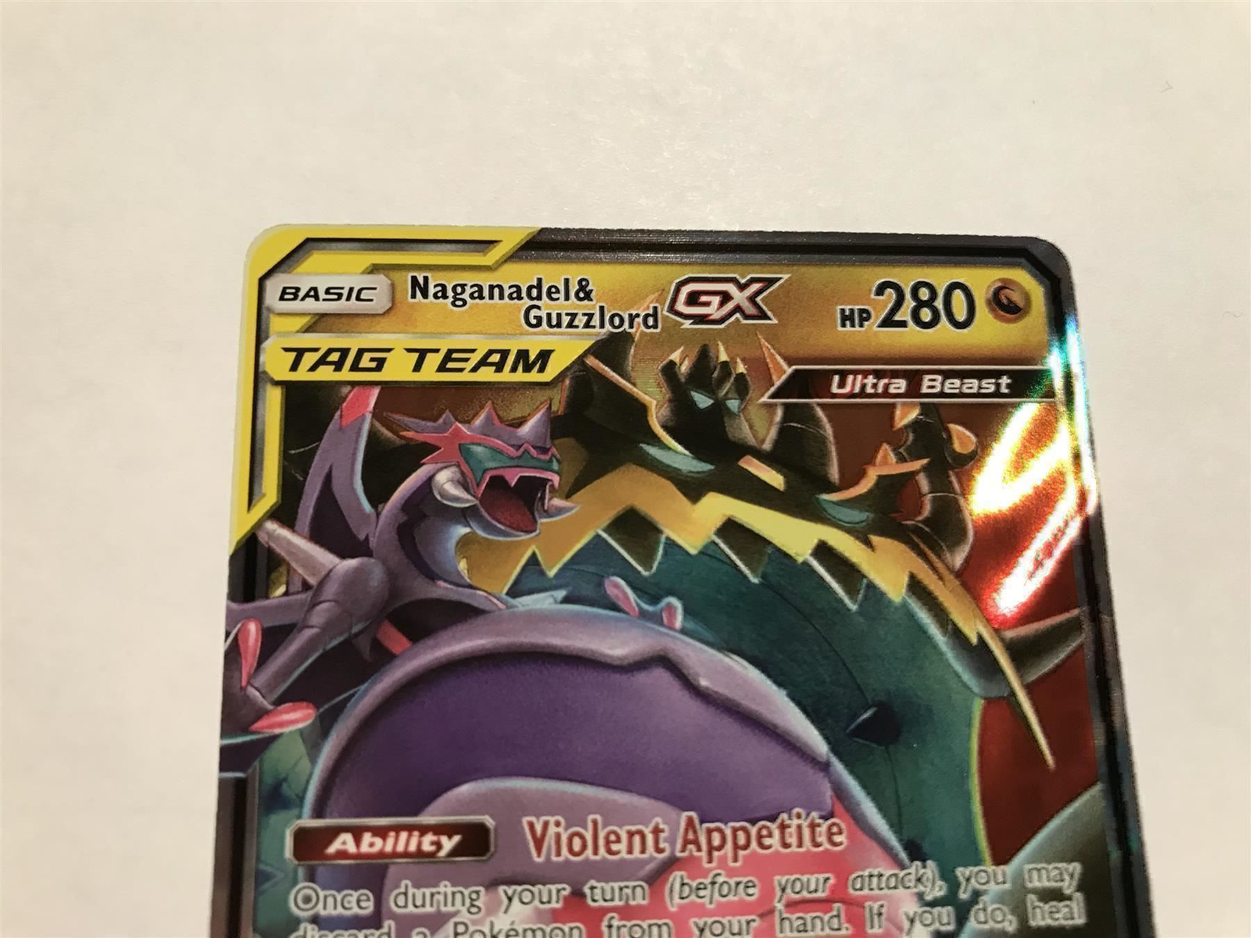 Pokémon Carte collezionabili: Naganadel & Guzzlord GX – Nuovo (secondo la descrizione) da Hagendorn venduto da Pokecollectorch 2