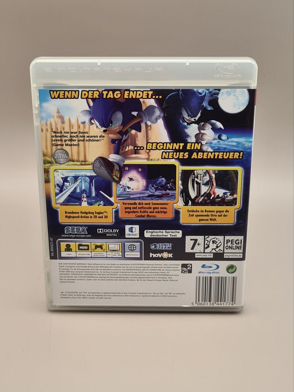 Sega Giochi: PS3 | Sonic Unleashed | SEGA | PAL | TOP! – Usato da Dietikon venduto da Jacky1983 3