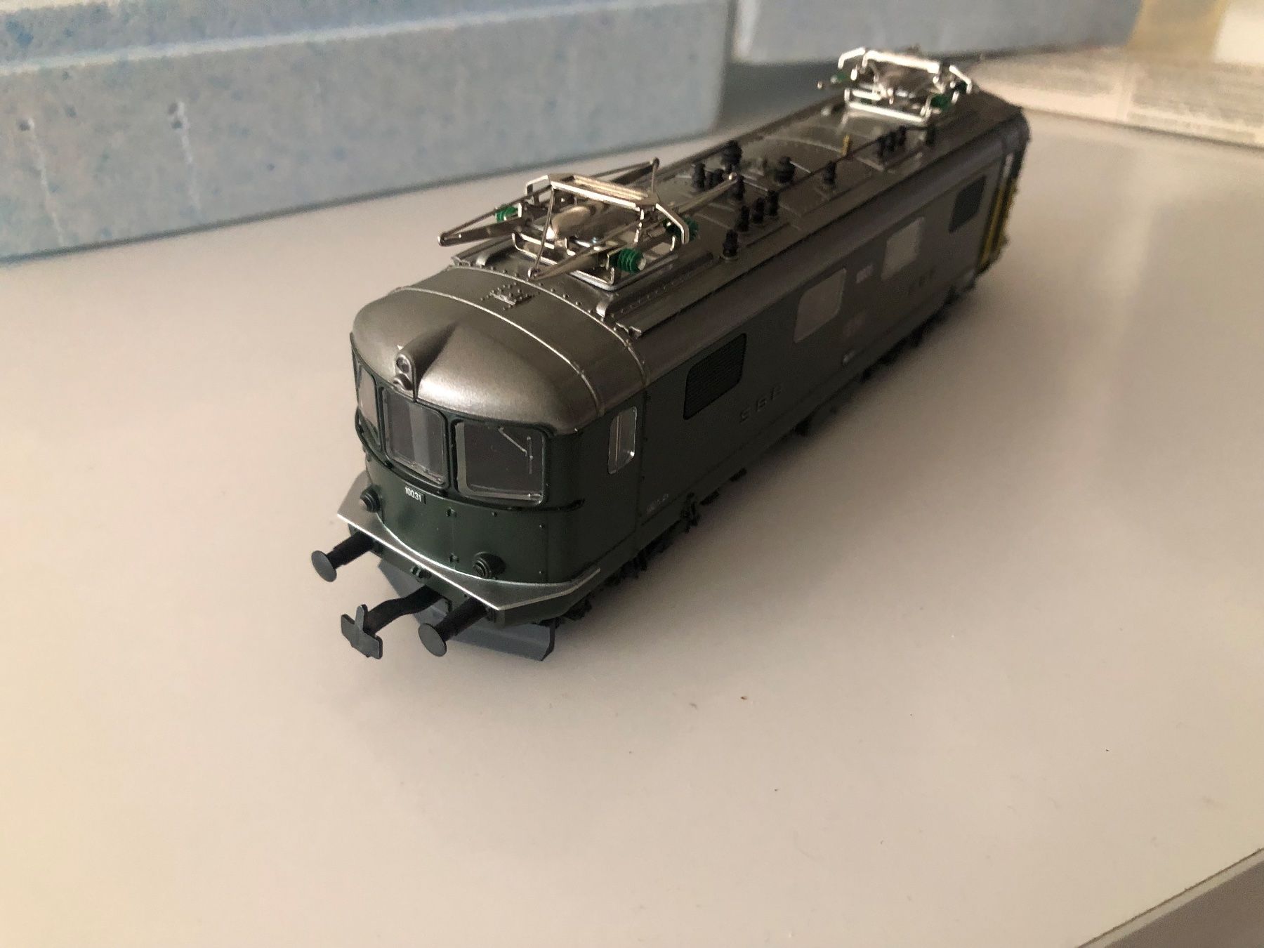 Hag Modellini di ferrovie: Hag Lok 221 wie neu – Usato da Ostermundigen venduto da Garmin03 7