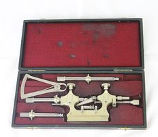 CS Präzisions Uhrmacher Eingriffszirkel Set mit Originalbox